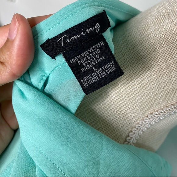 Sheer button up - Picture 4 of 5